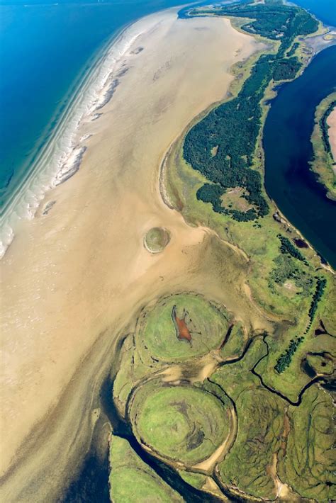 Insel Hiddensee Aus Der Vogelperspektive Naturschutzgebiet