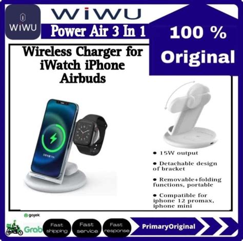 Promo Wireless Charger Wiwu Power Air In W Wireless Charging