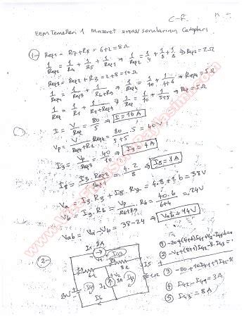 EEM Temelleri 1 Vize Soruları 2011 Sayfa 3 Vize ve Final Soruları