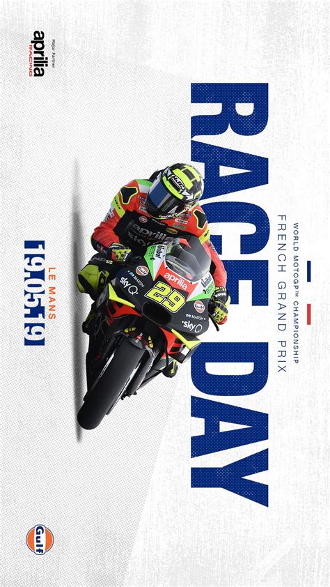 Motogp Frenchgp In Sport Poster Design Typography