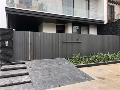 Black Stainless Steel Sliding Gate For Home At Rs Sq Ft In