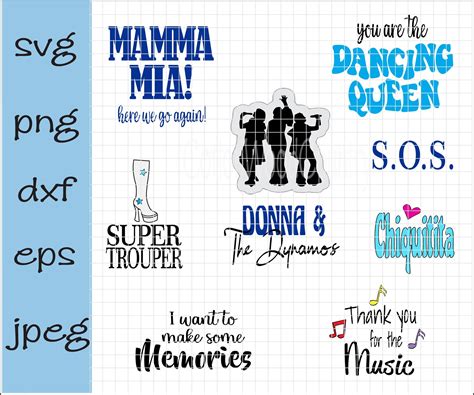 Mamma Mia Svg Mamma Mia Diy Shirt Donna Dynamos Dancing Etsy 111240 Hot Sex Picture