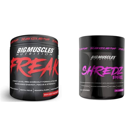 Buy Bigmuscles Nutrition Freak Pre Workout Sex On The Beach [15 Servings 90g] And Endurance