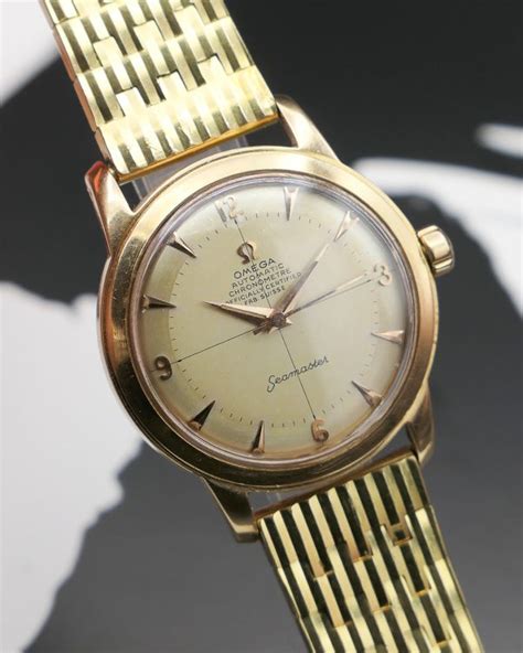 S Omega Seamaster In Kt Yellow Gold Sabiwatches