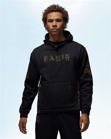 Jordan X Psg Statement Mens Fleece Hoodie Black Dv0613 010 Buy Online