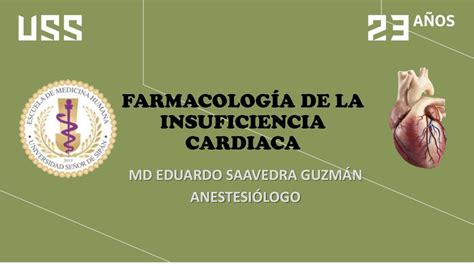 Farmacología de la Insuficiencia Cardiaca FATIMA CAMPOS CHAPILLIQUEN