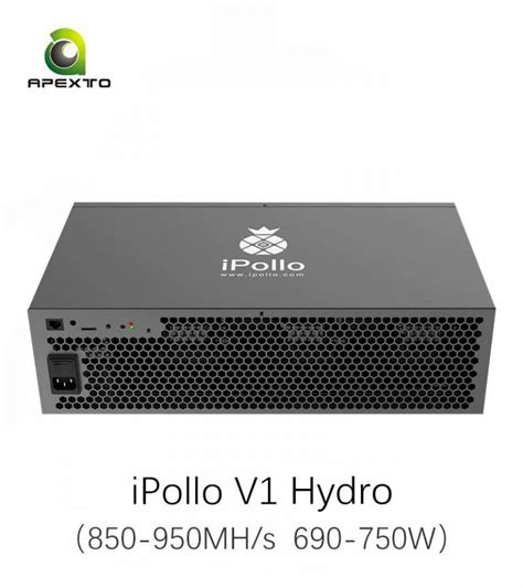 New Released IPollo V1H Hydro Mini Asic Miner 850 950M 690 750W