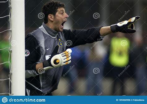 The Inter Goalkeeper Francesco Toldo During The Match Editorial Photo