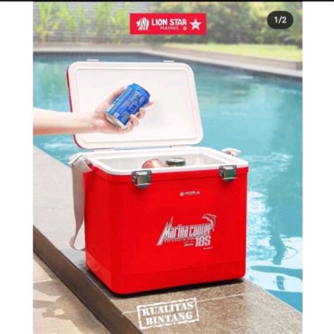 Jual Marina Cooler Box S Lion Star Kotak Es Liter Shopee Indonesia