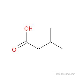 ISOVALERIC ACID Structure - C5H10O2 - Over 100 million chemical ...