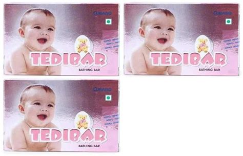 Tedibar Baby Bathing Barsoap For Babys Sensitive Skin With Ph 55