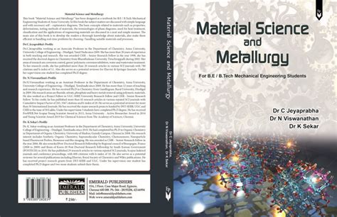 Material Science And Metallurgy Emerald