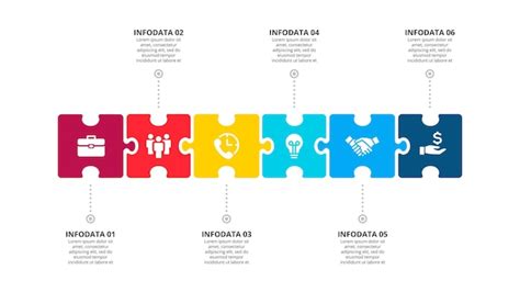 Puzzle Infographic Template Free