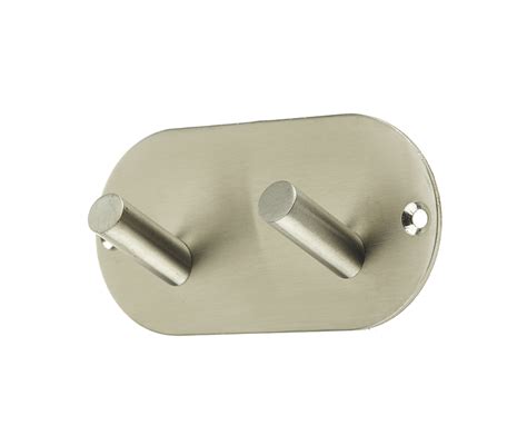 Stainless Steel Double Robe Hooks Jss901 And Jss902 Frelan Hardware Double Robe Hook 90x45mm