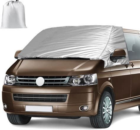 Silver External Thermal Windscreen Cover For Vw Transporter T Luxury