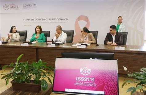 Firma de Convenio ISSSTE CONAVIM Comisión Nacional para Prevenir y