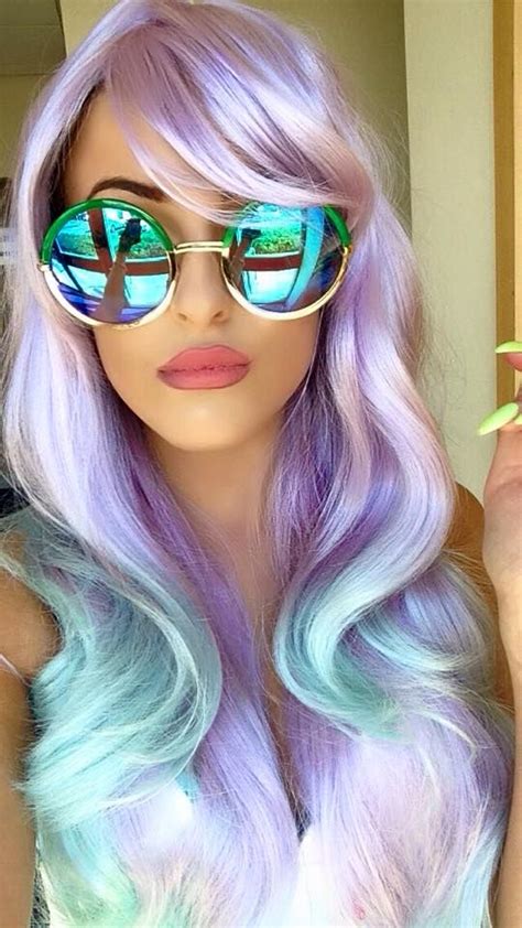 Mermaid Hair X Unicorn Hair Color Mermaid Hair Rainbow Hair