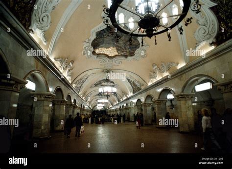 Spectacular Metro Stations On The Moscow Underground Railway Network In