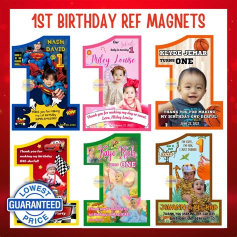 St Birthday Ref Magnets Bigger Than Atm Size Giveaways Souvenirs