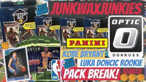 Nba Panini Mystery Donruss Optic Prizm Box Break Kobe Bryant