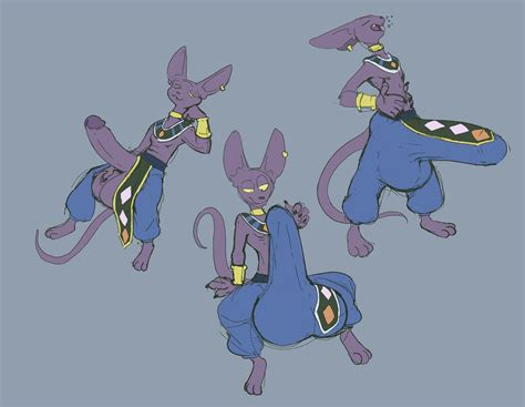 Rule 34 Anthro Balls Balls Outline Beerus Big Balls Big Bulge Big Penis Boner Bottomwear