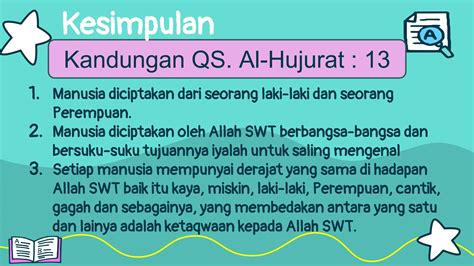 MAKNA QS AL HUJURAT AYAT 13 Copy Pptx