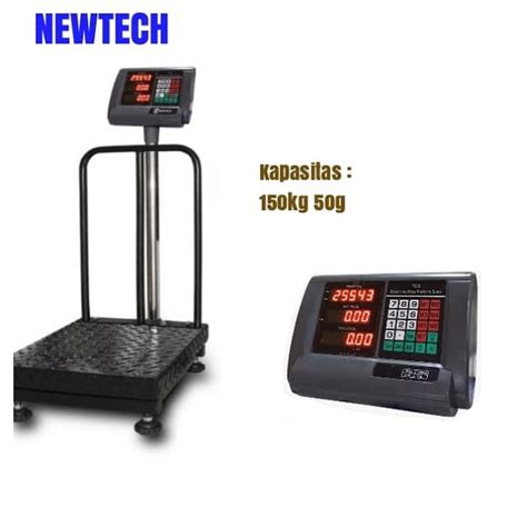 Jual NEWTECH NEW TECH Timbangan Duduk Digital 150 Kg Timbagan Barang