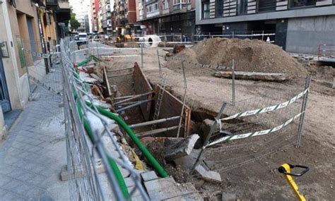 Valladolid Un Hundimiento En Las Obras Corta Al Paso Peatonal Un Tramo