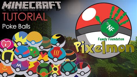 Pixelmon Tutotrial How To Make All Pokeballs Easy Tutorial YouTube