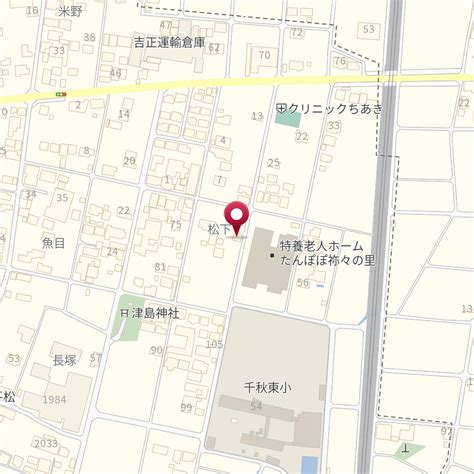 愛知県一宮市千秋町加納馬場松下66 の地図 Mapfan