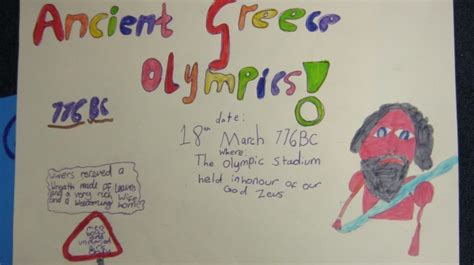 P4 Ancient Greek Olympics – posters | Boghall Primary School Blog