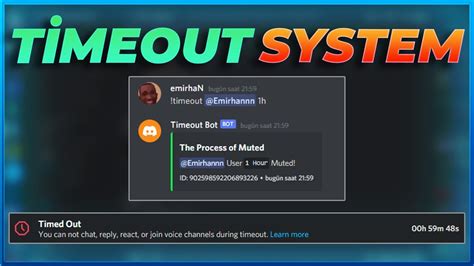 How Make A TIMEOUT Command For A Discord Advanced TIMEOUT System