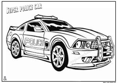 Police Car Coloring Pages To Print Coloring Home