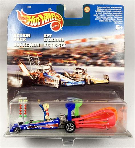 Mattel Hot Wheels Drag Racing Set Action Ref