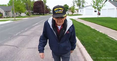 Selfless World War Ii Vet Walks 100 Miles To Help With Raise 100k For