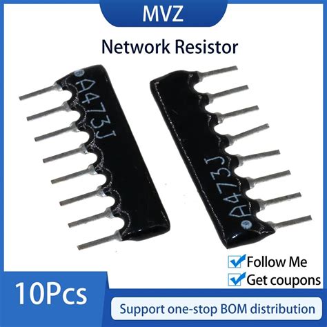 Pcs Dip Exclusion Network Resistor Array Pin R R R R R