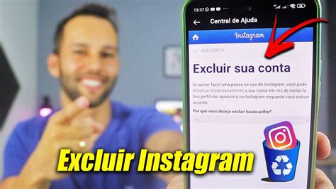 Como Excluir Conta Do Instagram Definitivamente Youtube