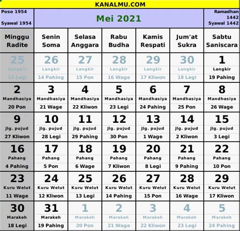 Kalender Tahun 2021 Indonesia Lengkap Jawa Hijriyah And Template Format Cdr Siap Edit