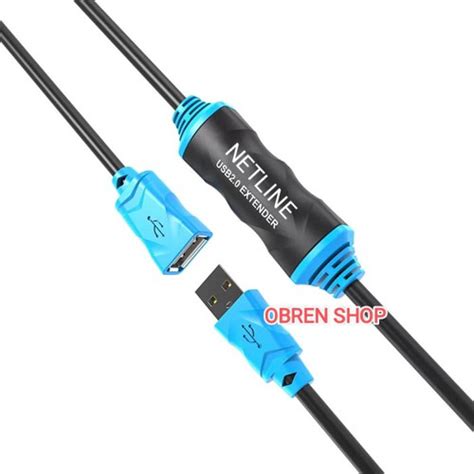 Jual Netline Kabel Usb 20 Extender Aktif 10m 15m 20m 30m Active Extension 30 Meter Jakarta