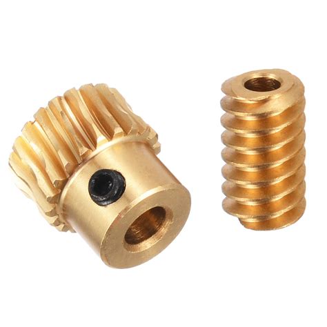 Durable Brass Motor Output Brass Worm Wheel Gear 0 5 Modulus 1 10