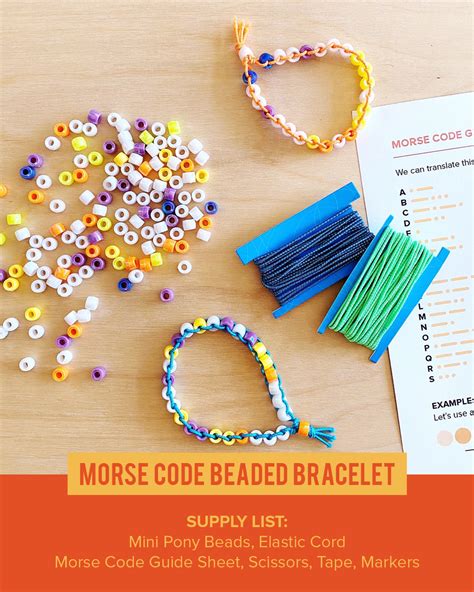 Morse Code Beaded Bracelet — Sunshine Craft Co