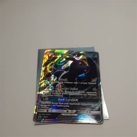 Mavin Pok Mon Tcg Umbreon Gx Sm Black Star Promo Sm Promo