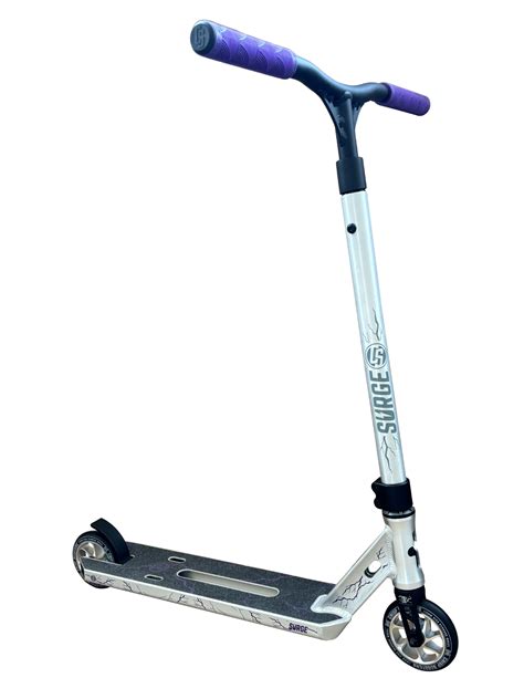 Crisp SURGE SHOCKTECH stunt scooter, with ALLOY suspension bar - Amethyst