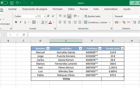 Cómo hacer una hoja de cálculo en Excel con fórmulas