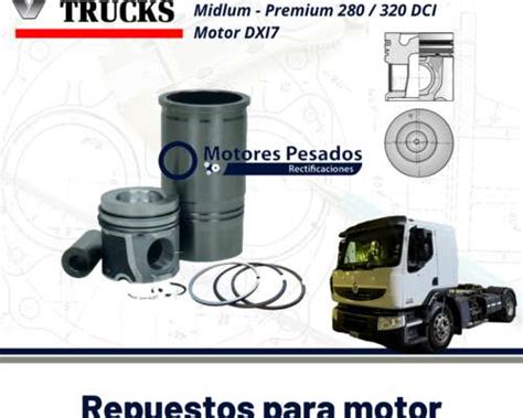 Conjunto Camisa Piston Motor Renault Midlum Premium Agroads