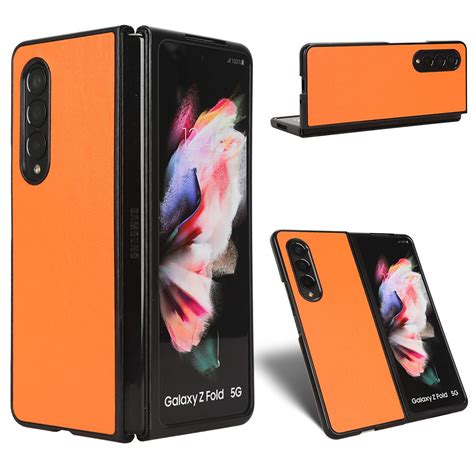 Dteck Filp Case For Samsung Galaxy Z Fold 4luxury Pu Leathersoft Tpu