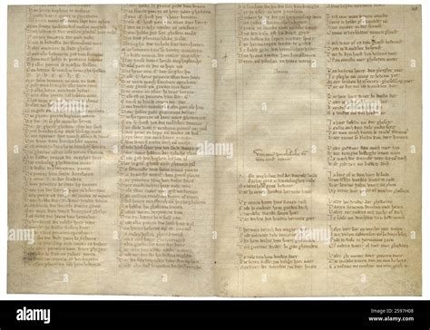 Gruuthuse Manuscript Kw K V R Stock Photo Alamy