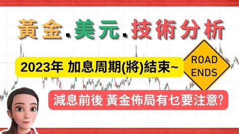 【黃金及美元預測】2023年加息盡頭 美元及黃金如何走 黃金及美元技術分析 黃金及美元走勢 圖表分析 Youtube