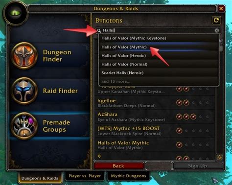 Premade Group Finder World Of Warcraft