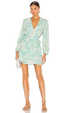 RESA VESTIDO WILLOW En Blue Floral REVOLVE